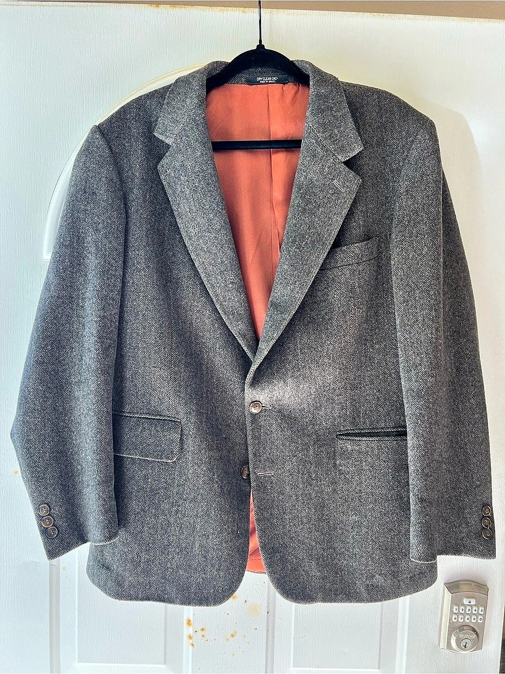 Christian Aujard Camel Hair Blend Herringbone Sport Coat